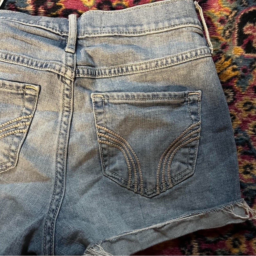 Hollister “Short Short” Light Wash Denim Shorts